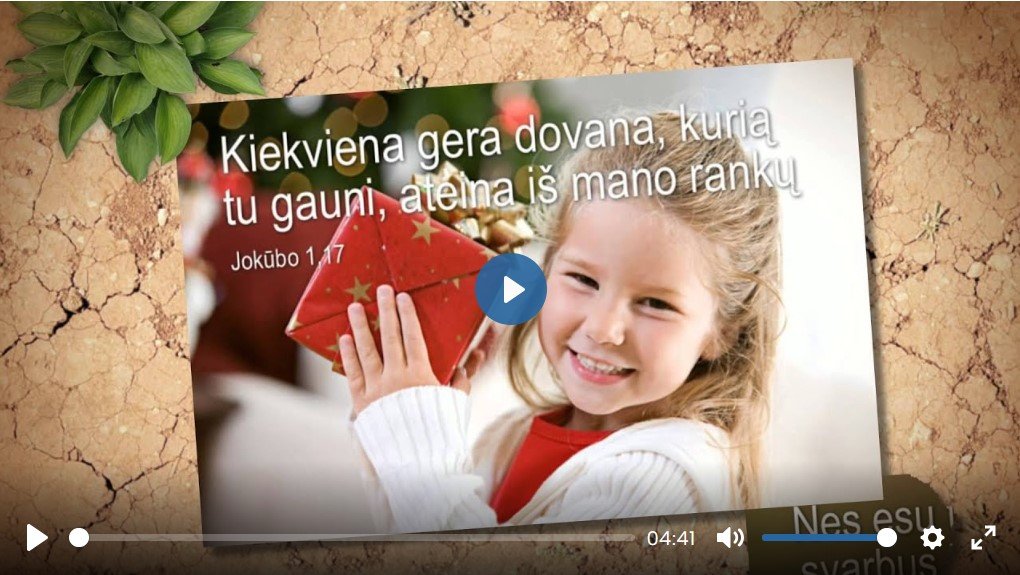 Dievo laiškas tau