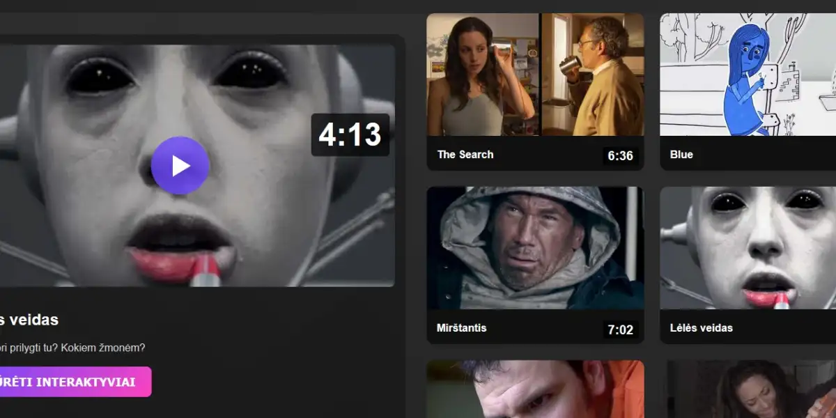 Trumpi filmai su apmąstymais