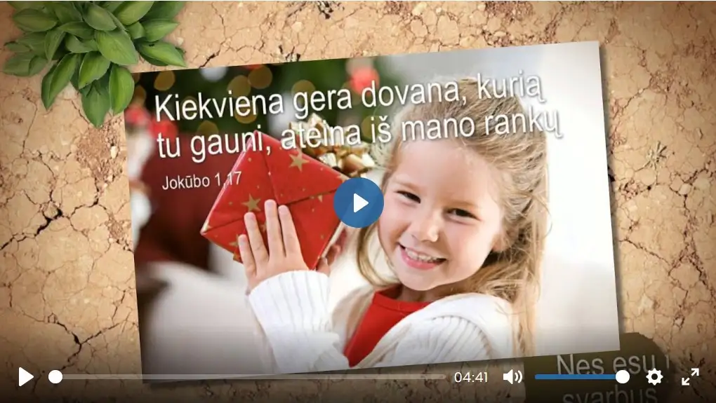 Dievo laiškas tau